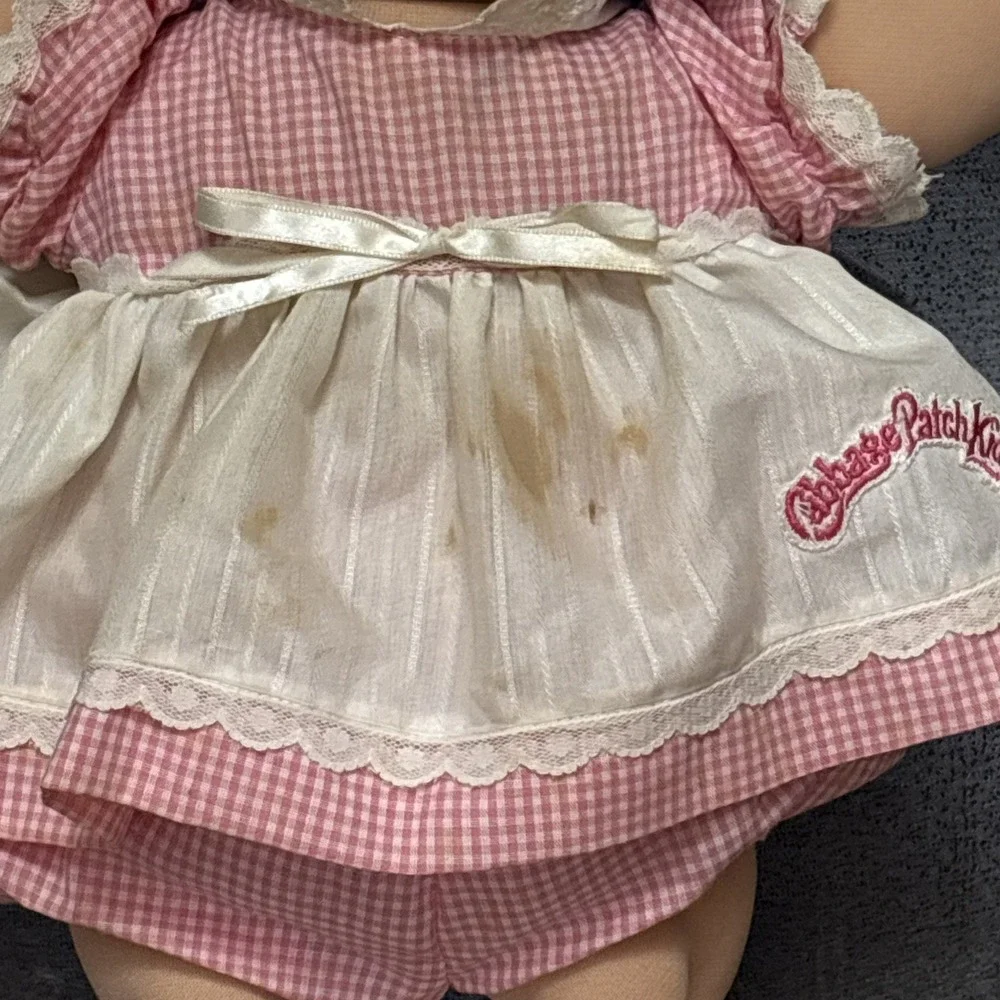 Cabbage Patch Kids dress leg